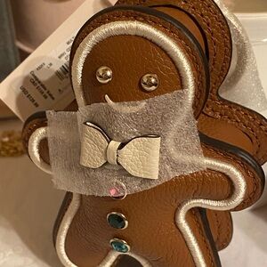 NWT Kate spade Gingerbread Keychain